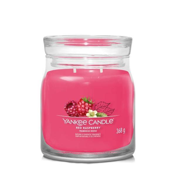 Świeca zapachowa Yankee Candle Red Raspberry średnia